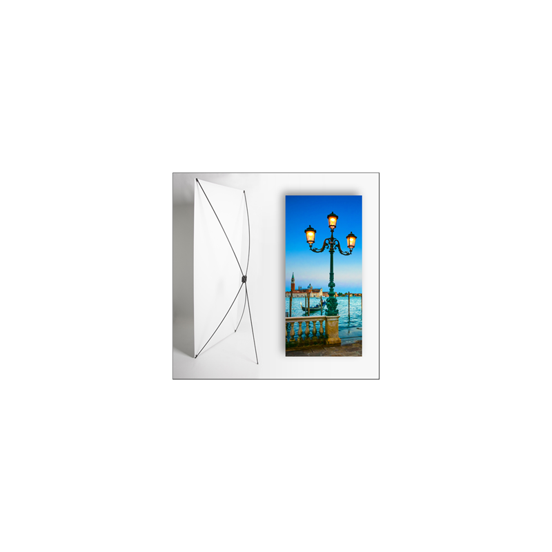 Kakemono Venise - 180 x 80 cm sur Toile M1 avec structure X- Banner