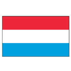 Drapeau Luxembourg - tissu - 90 x 150cm
