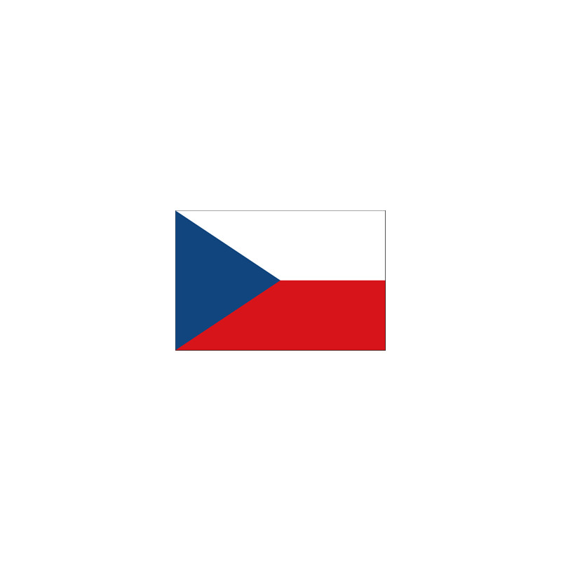 Drapeau Tchèque - tissu - 60 x 90cm