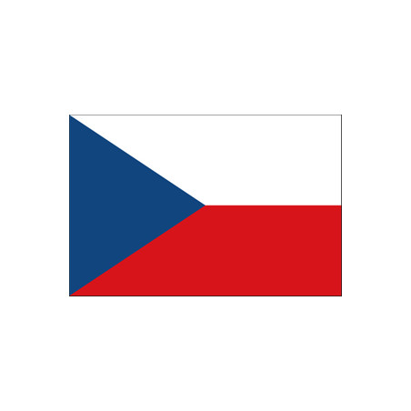 Drapeau Tchèque - tissu - 60 x 90cm
