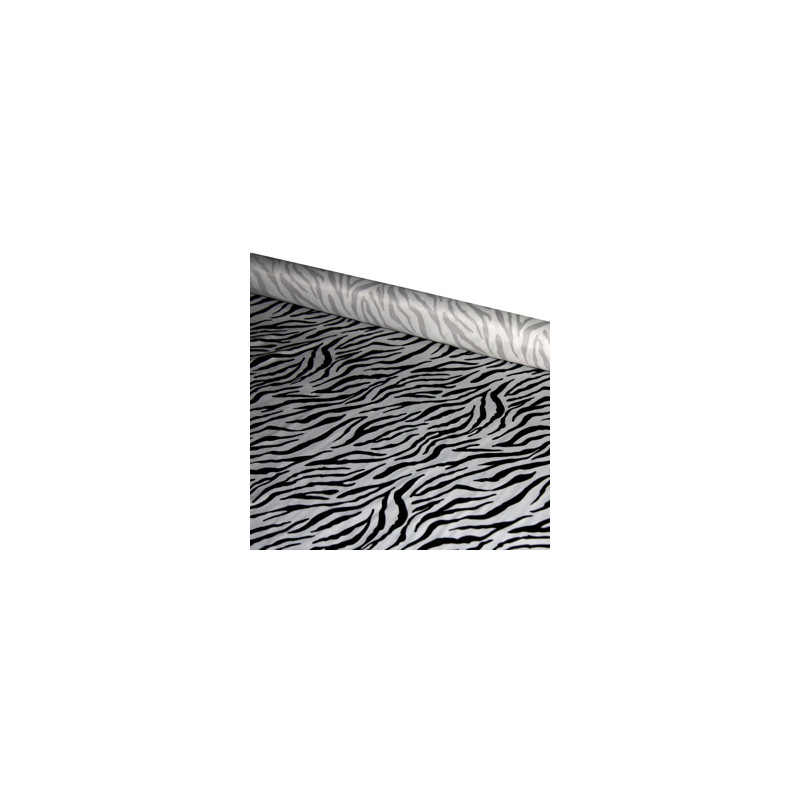 Tissu Zébre synthétique - Larg. 140cm (vendu au mètre)