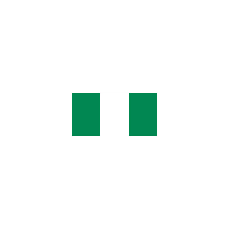 Drapeau Nigeria - tissu - 90 x 150cm