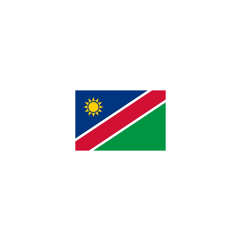 Drapeau Namibie - tissu - 60 x 90cm