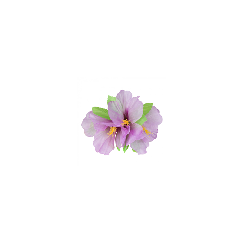 Accessoire cheveux Hibiscus 6 couleurs ass. en tissu