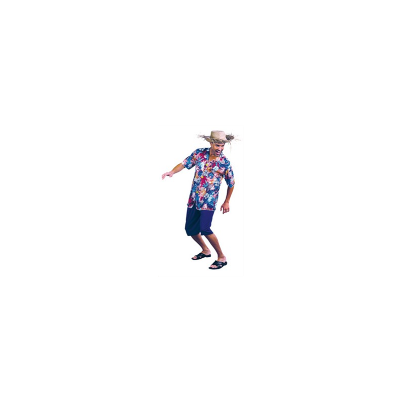 Costume exotique Tunique Pantalon Chapeau - polyester - taille unique XL*