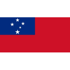 Drapeau Samoa - tissu - 60 x 90cm
