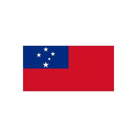 Drapeau Samoa - tissu - 60 x 90cm