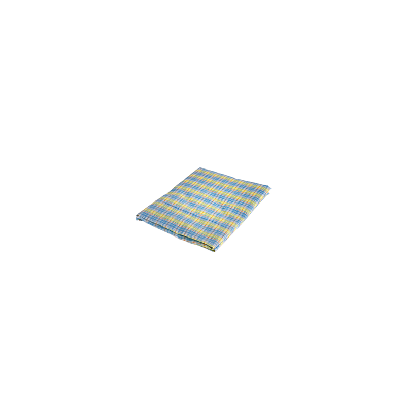 Tissu exotique bleu synthétique - coupe de 2m - Larg. 160cm