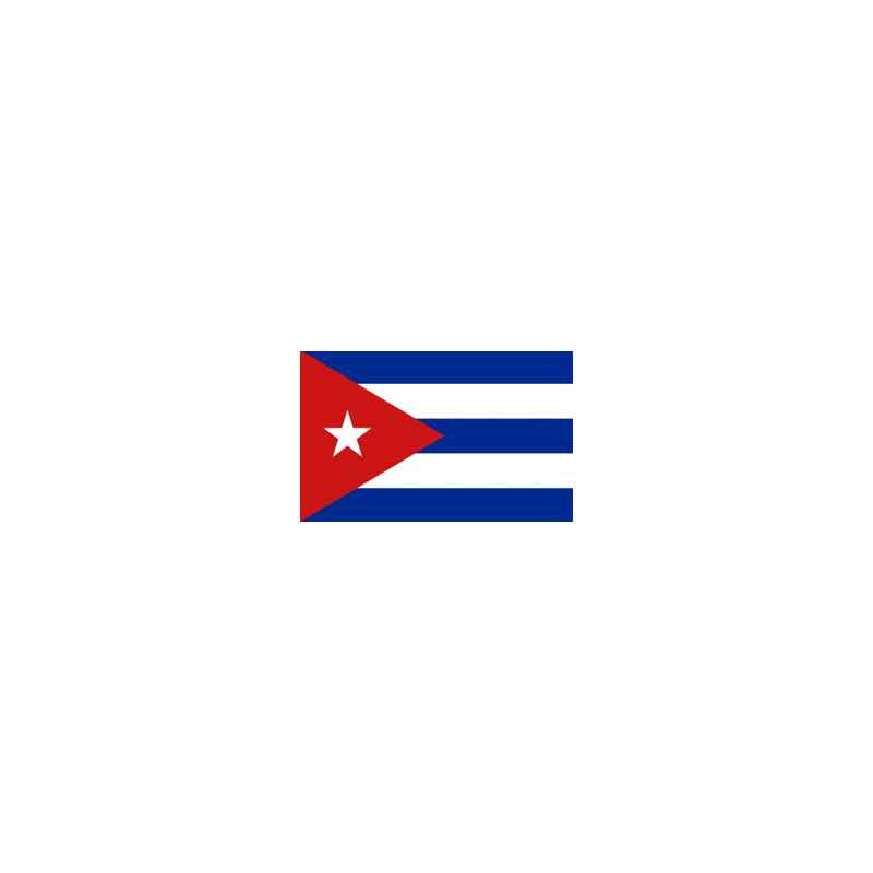 Drapeau Cuba - tissu - 60 x 90cm