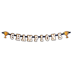 Guirlande lettres 'CHAMPIONS' - Long. 160cm