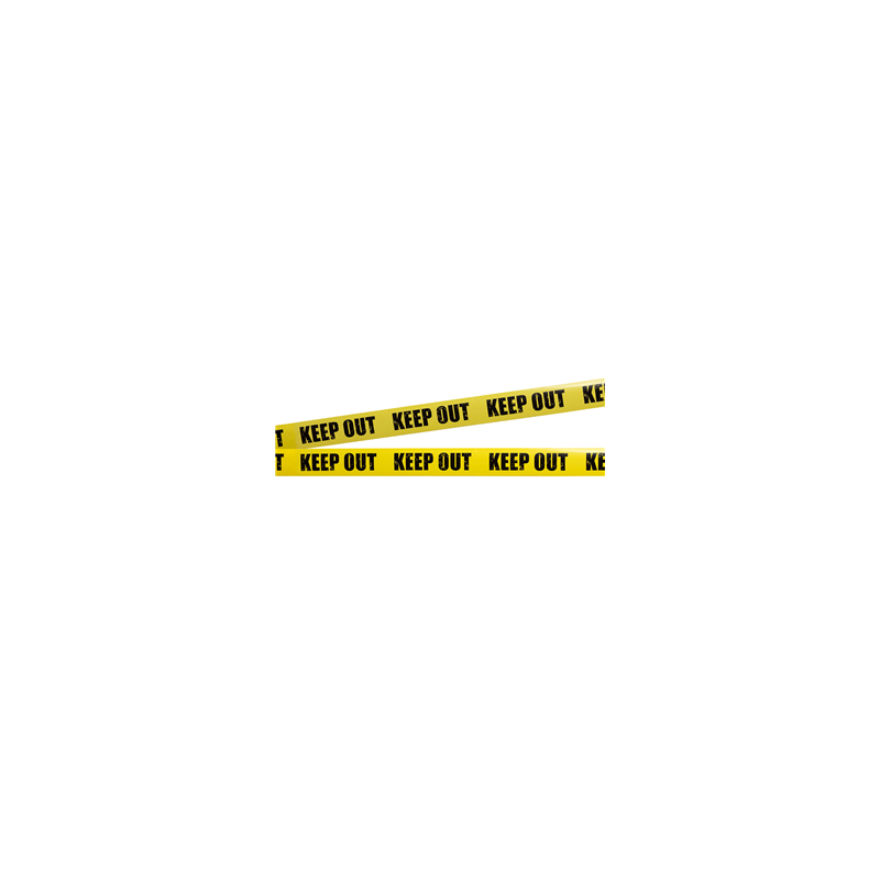 Bande scène de crime Keep Out 6m x 7.5cm