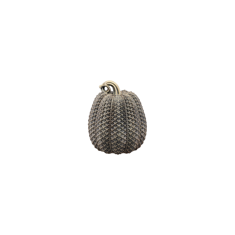 Citrouille bronze texturée 16,5 x 20,5cm
