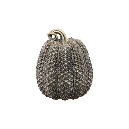Citrouille bronze texturée 16,5 x 20,5cm
