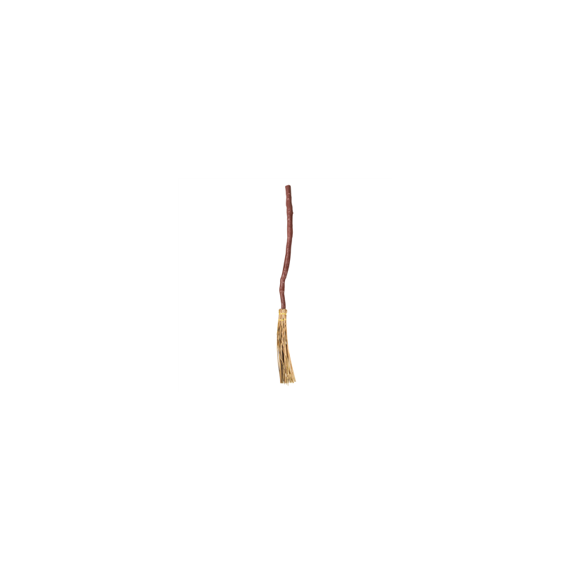 Balai de sorcière pvc et raphia - Long 90cm