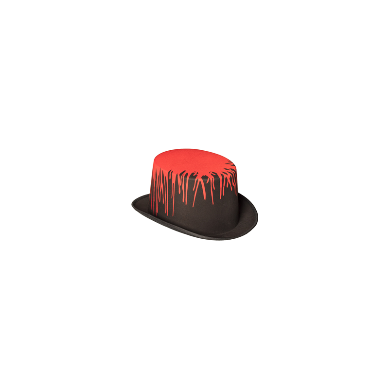 Chapeau haut de forme ensanglanté - taille adulte