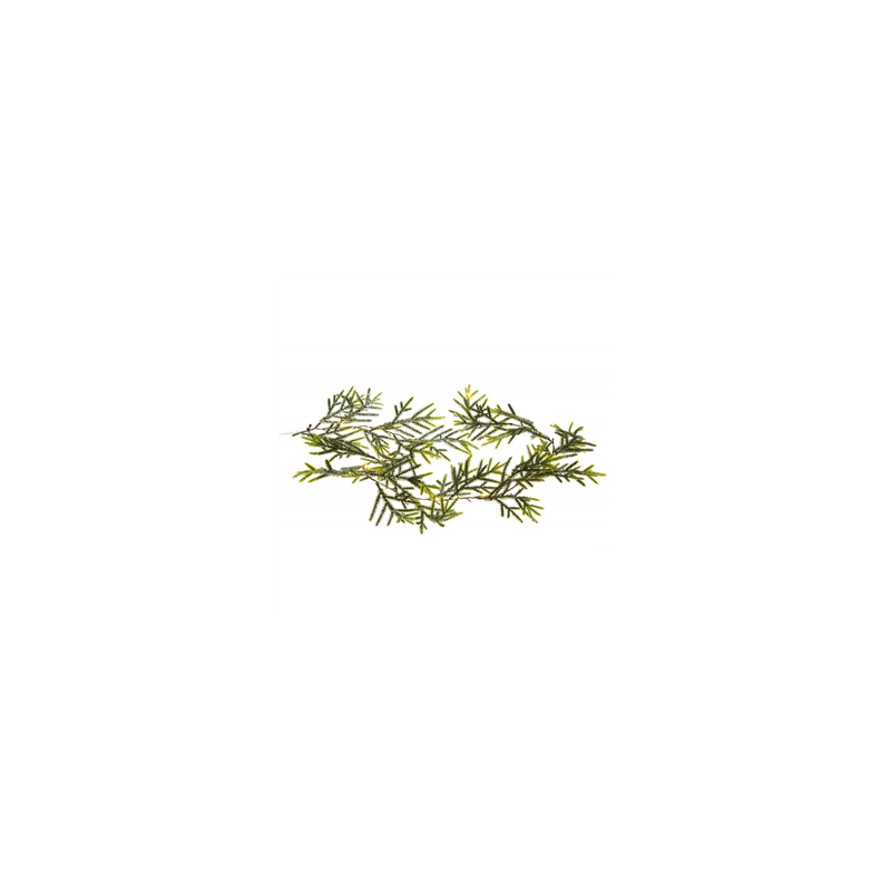 Guirlande sapin effet givré 20 leds 2 piles AA (non incluses) - Long. 150cm