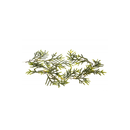 Guirlande sapin effet givré 20 leds 2 piles AA (non incluses) - Long. 150cm