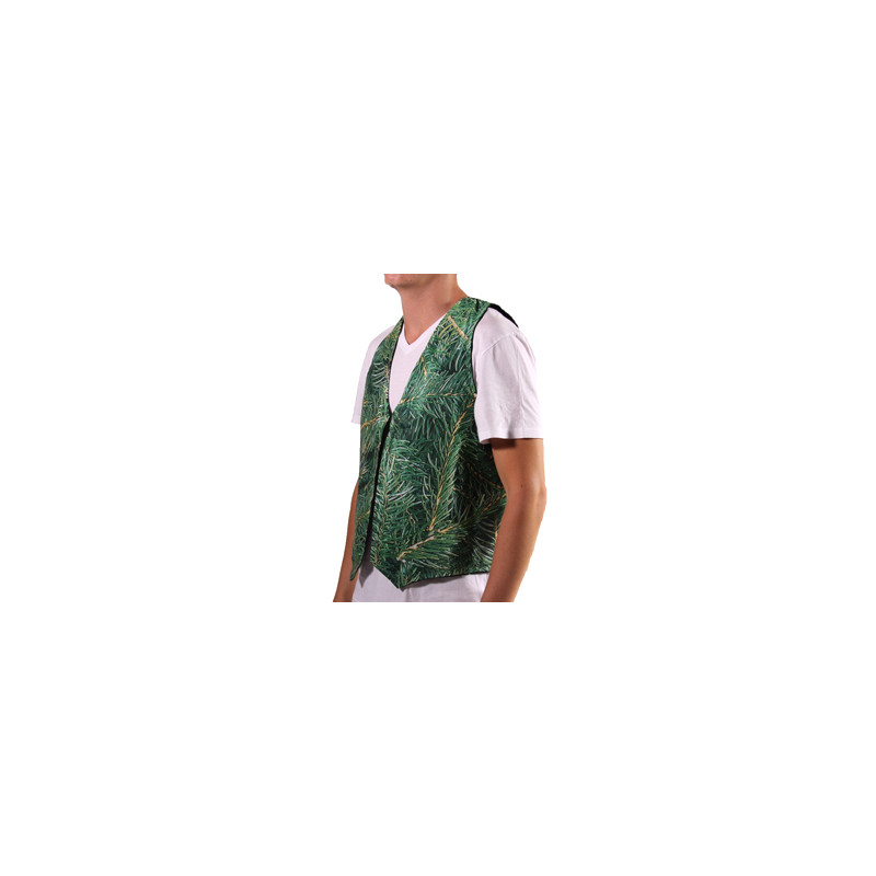 Gilet tissu sapin - taille unique*