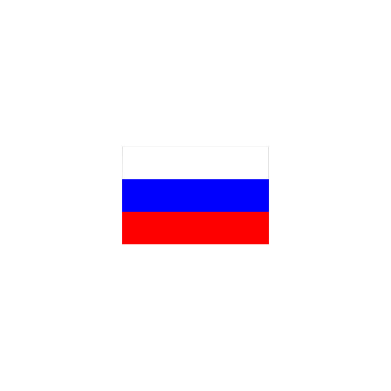Drapeau Russie - tissu - 90 x 150cm