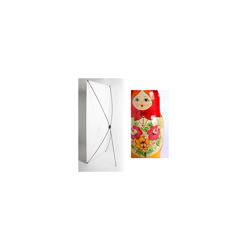 Kakemono mastroichka- 180 x 80 cm - Toile M1 avec structure  X- Banner
