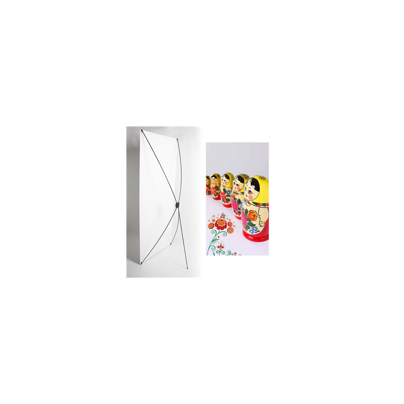 Kakemono maistroiachka série - 180 x 80 cm - Toile M1 avec structure  X- Banner