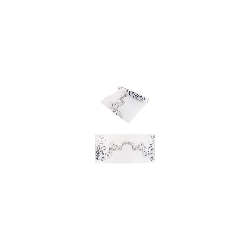 Chemin de table partition de musique 30cm x 5m