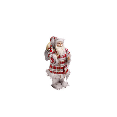 Pere Noel Trappeur - Hauteur 45 cm