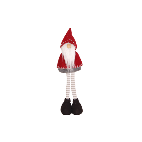 Père Noël Bonnet  et  Longue Barbe (Cape Rouge - Debout - Telescopique) 16 x 13 x 5