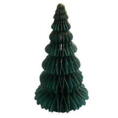 Sapin alvéolé papier - Haut. 30cm Diam. 16cm