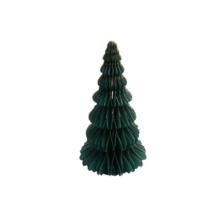Sapin alvéolé papier - Haut. 30cm Diam. 16cm