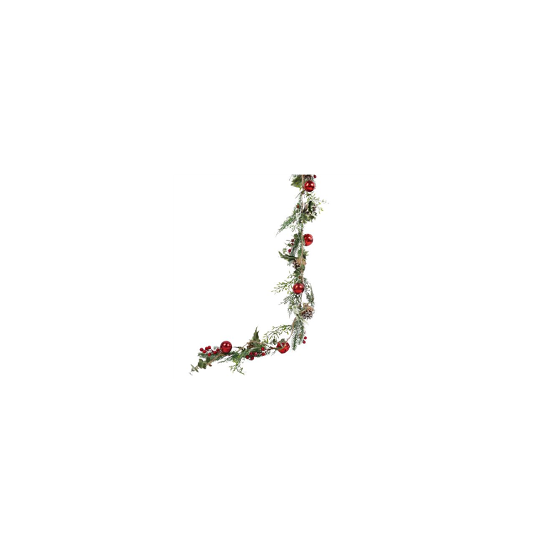 Guirlande de sapin décoré Long 1m