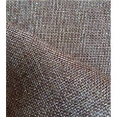 Tissu pailleté or scintillant - toile de jute le ml - Larg.150cm