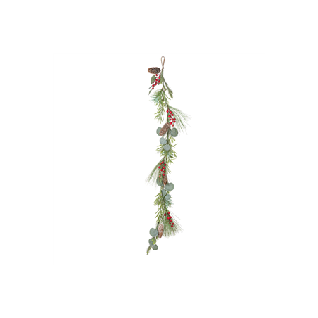 Guirlande Noël Sucré - Rouge, Vert et Brun 1,20m
