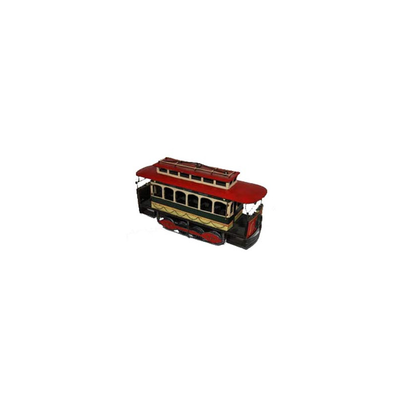 Tramway electrico en métal 41 x 13 x 22 cm
