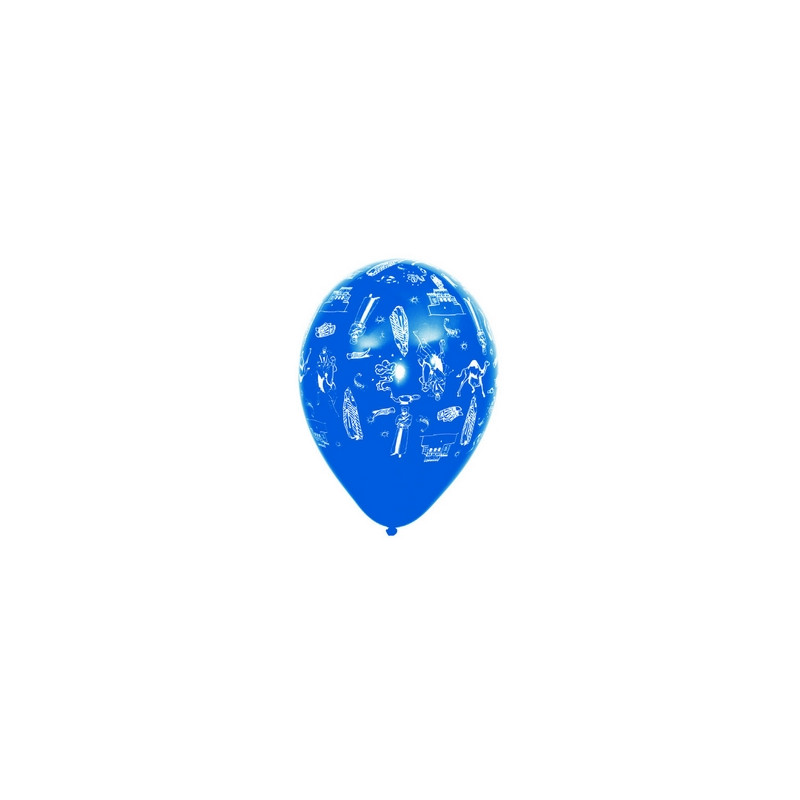 Ballon motif mille et une nuit x8 - Diam. 29cm