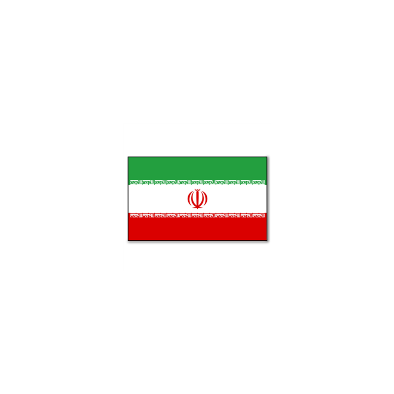 Drapeau Iran - tissu - 90 x 150cm