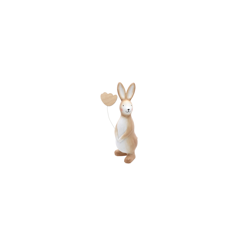 Lapin en résine 7 x 7 x 20 cm