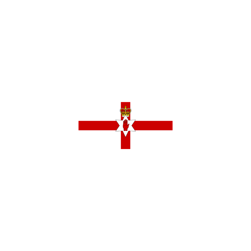 Drapeau Irlande du Nord - tissu - 60 x 90cm