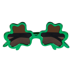 Paire de lunettes Saint Patrick Shamrock (Taille adulte)