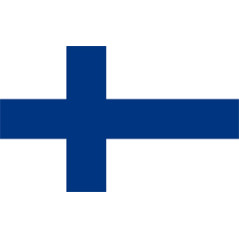 Drapeau Finlande - tissu - 60 x 90cm