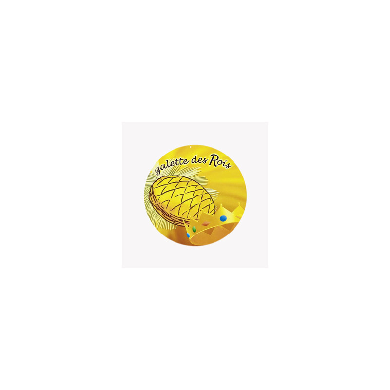 Mobile Galette des rois - carton - Diam. 30cm