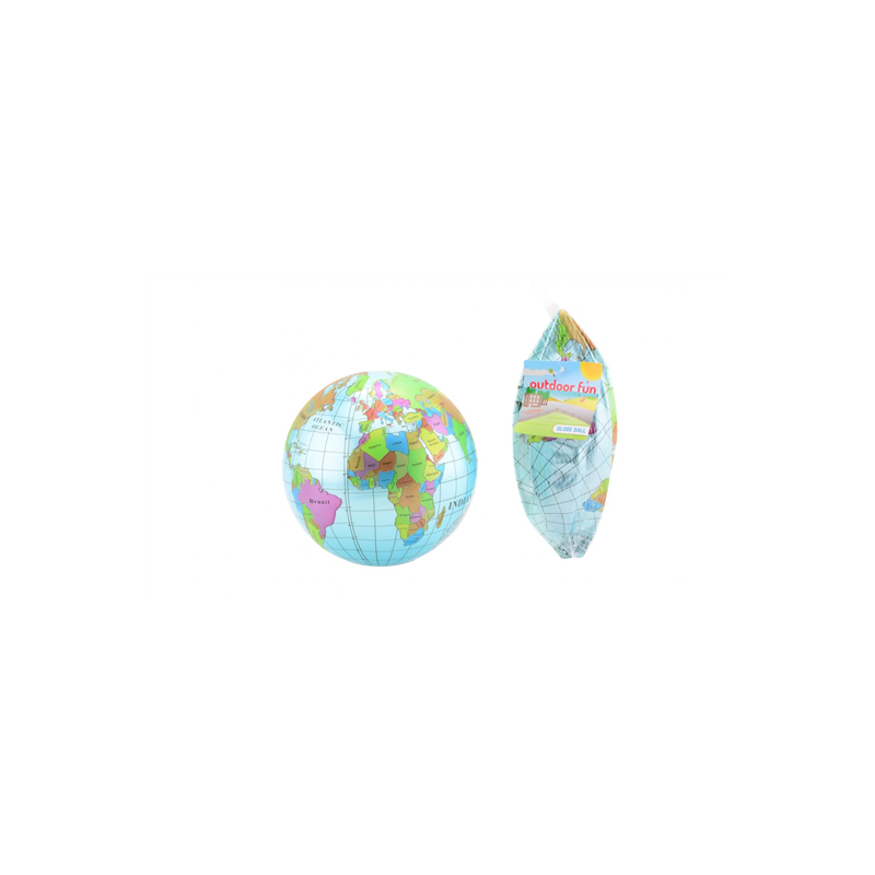 Globe terrestre gonflable 20cm (vendue non gonflé) Pompe DIV77 vendue séparement