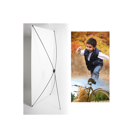 Kakemono enfant automne - 180 x 80 cm - Toile M1 avec structure  X- Banner