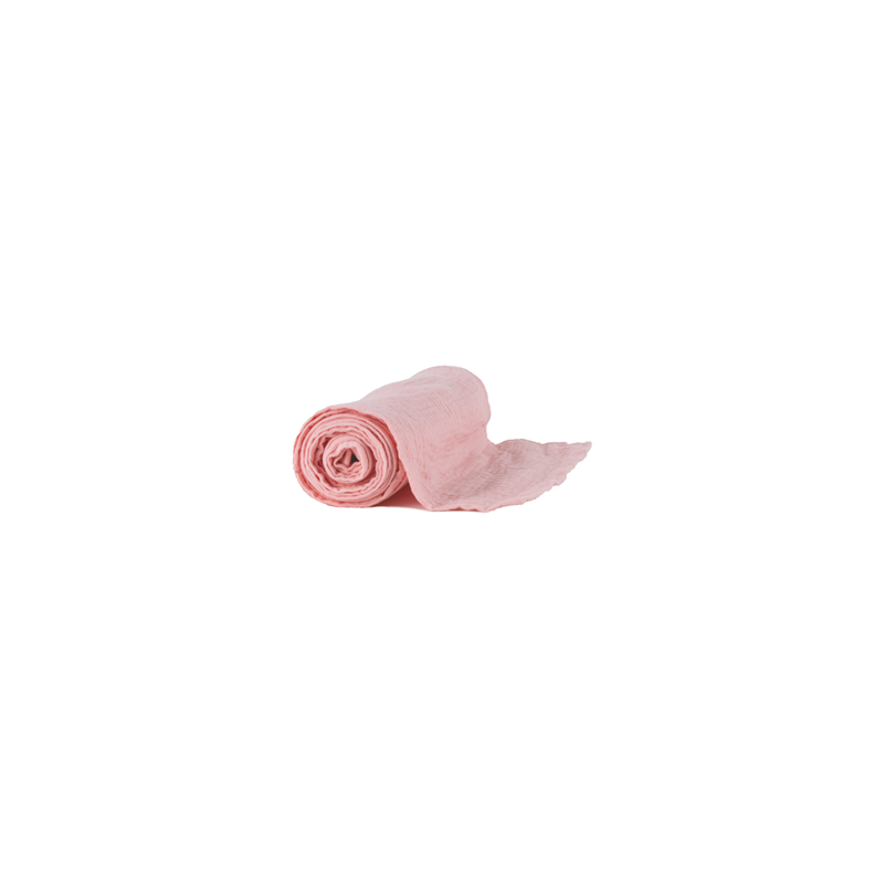 Chemin de table voile de coton rose 30cm x 3m