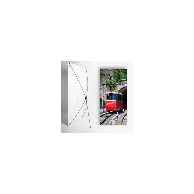 Kakemono Bouchon Lyonnais 5 - 180 x 80 cm - Toile M1 avec structure  X- Banner