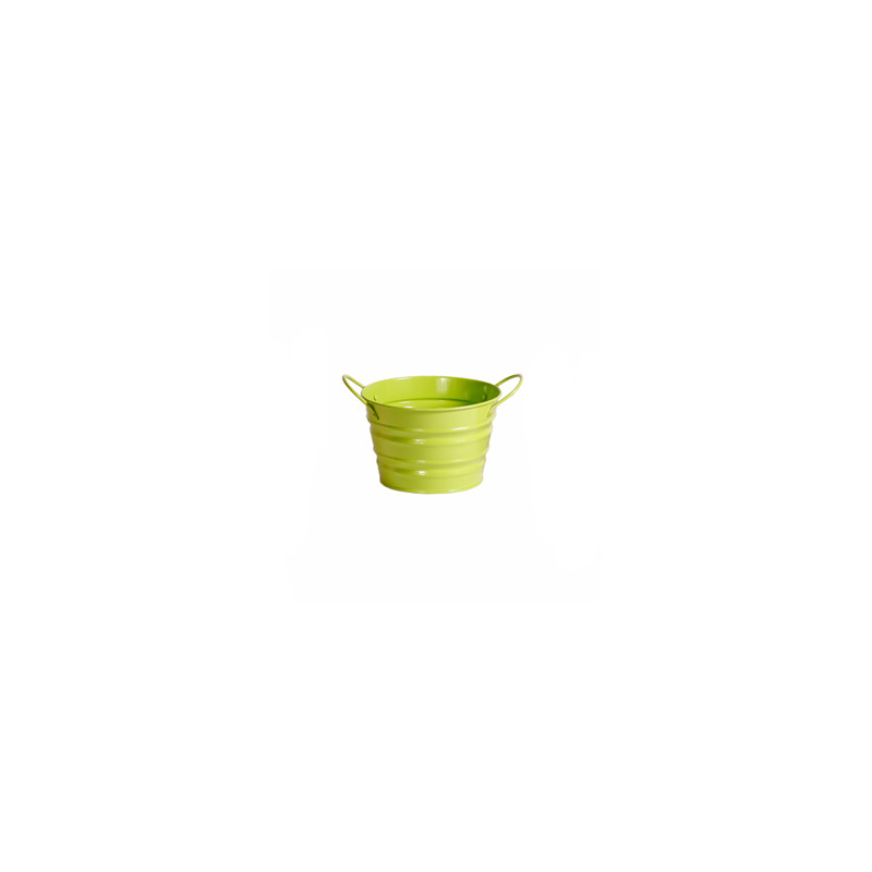 Pot métal - Haut .12cm Diam. 15cm (coloris aléatoire)