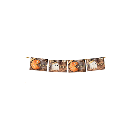 Guirlande Epiphanie - 10 fanions papier - Long 4m50
