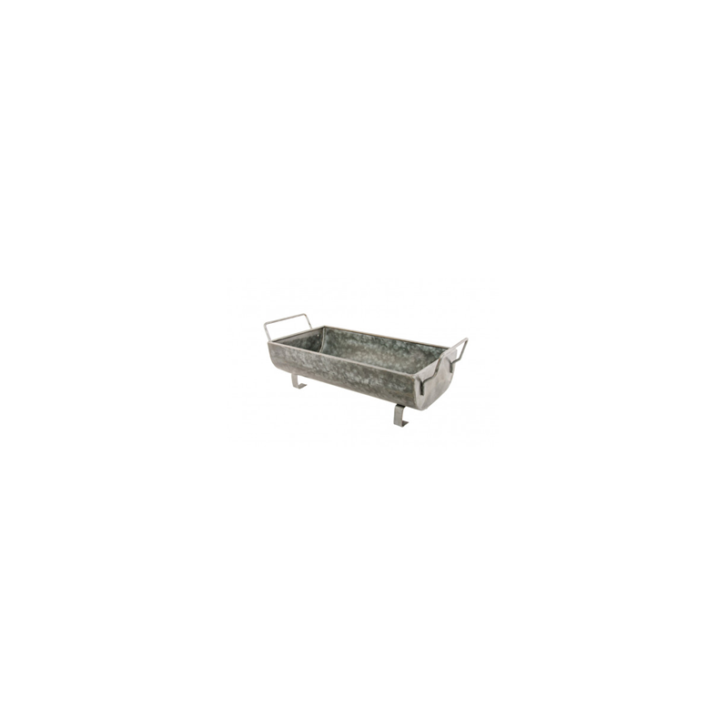 Mangeoire en zinc 30 x 15.5 x 11cm