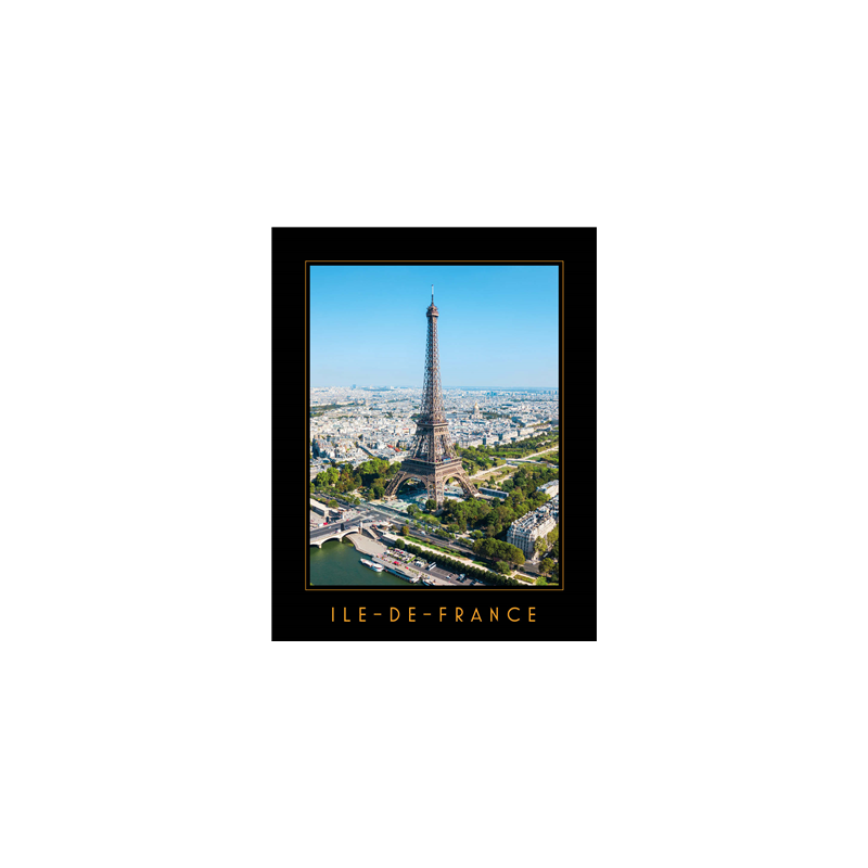 Affiche Île de France - papier - 50 x 70 cm
