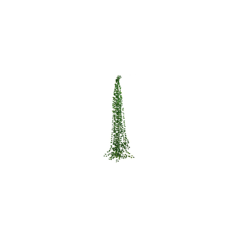 Guirlande feuilles de saule vertes x10 - Haut. 210cm